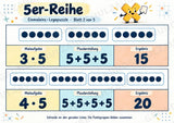 Einmaleins-Legepuzzle | 90 Lernpuzzles zum kleinen 1x1 | Reihen 2–10 | Mathematik Klasse 2–3 – Materialseite 19