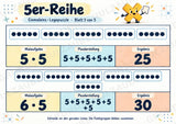 Einmaleins-Legepuzzle | 90 Lernpuzzles zum kleinen 1x1 | Reihen 2–10 | Mathematik Klasse 2–3 – Materialseite 20