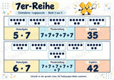 Einmaleins-Legepuzzle | 90 Lernpuzzles zum kleinen 1x1 | Reihen 2–10 | Mathematik Klasse 2–3 – Materialseite 30