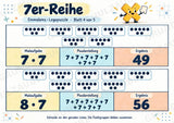 Einmaleins-Legepuzzle | 90 Lernpuzzles zum kleinen 1x1 | Reihen 2–10 | Mathematik Klasse 2–3 – Materialseite 31