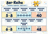 Einmaleins-Legepuzzle | 90 Lernpuzzles zum kleinen 1x1 | Reihen 2–10 | Mathematik Klasse 2–3 – Materialseite 35