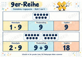 Einmaleins-Legepuzzle | 90 Lernpuzzles zum kleinen 1x1 | Reihen 2–10 | Mathematik Klasse 2–3 – Materialseite 38