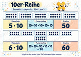 Einmaleins-Legepuzzle | 90 Lernpuzzles zum kleinen 1x1 | Reihen 2–10 | Mathematik Klasse 2–3 – Materialseite 45