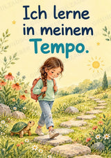 Starke Worte für jeden Tag – 10 Affirmationsposter für die Grundschule im Vektorstil – Materialseite 6
