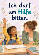 Starke Worte für jeden Tag – 10 Affirmationsposter für die Grundschule im Vektorstil – Materialseite 8