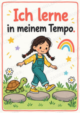 Ich bin ich! 10 Affirmationsposter für die Grundschule – Aquarell-Set – Materialseite 6