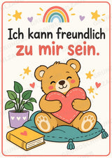 Ich bin ich! 10 Affirmationsposter für die Grundschule – Aquarell-Set – Materialseite 10