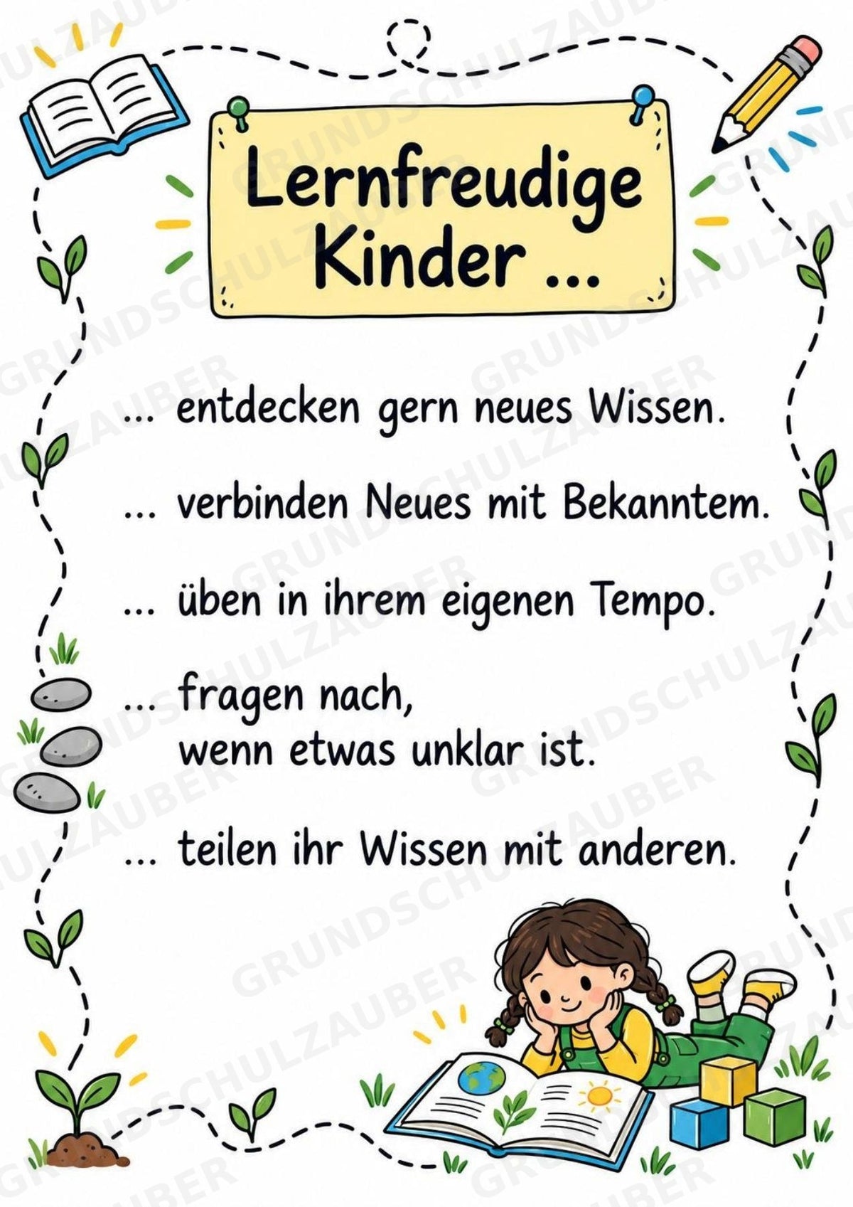 Persönlichkeitstypen und Charaktereigenschaften – 10 Poster zur Charakterisierung positiver Rollenvorbilder | Grundschule – Materialseite 4