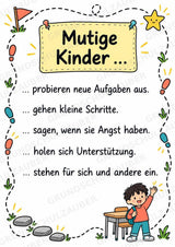 Persönlichkeitstypen und Charaktereigenschaften – 10 Poster zur Charakterisierung positiver Rollenvorbilder | Grundschule – Materialseite 6