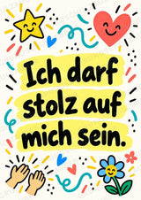 Bunte Mutmacher – 10 Affirmationsposter für die Grundschule | Positive Sprüche im Kritzelstil – Materialseite 5