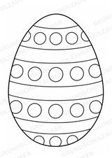 Ostereier zum Ausmalen | 10 Ausmalbilder & Malvorlagen für Ostern und Frühling in der Grundschule – Materialseite 2