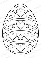 Ostereier zum Ausmalen | 10 Ausmalbilder & Malvorlagen für Ostern und Frühling in der Grundschule – Materialseite 5