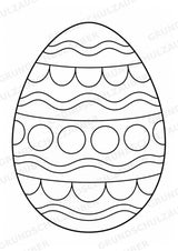 Ostereier zum Ausmalen | 10 Ausmalbilder & Malvorlagen für Ostern und Frühling in der Grundschule – Materialseite 6