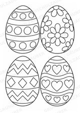 Ostereier zum Ausmalen | 10 Ausmalbilder & Malvorlagen für Ostern und Frühling in der Grundschule – Materialseite 11