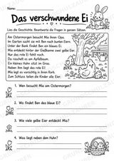 Osterrätsel für die Grundschule – 10 abwechslungsreiche Arbeitsblätter mit Lösungen – Materialseite 2