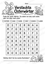 Osterrätsel für die Grundschule – 10 abwechslungsreiche Arbeitsblätter mit Lösungen – Materialseite 3
