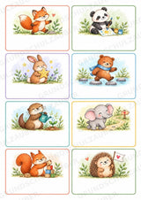 Positive Affirmation Cards for Kids – 32 Animal Cards + 32 Blank Cards | Printable PDF – Materialseite 7
