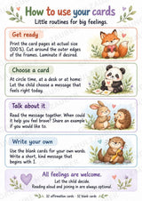 Positive Affirmation Cards for Kids – 32 Animal Cards + 32 Blank Cards | Printable PDF – Materialseite 10