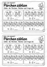 Miniheft 2er-Reihe – Kleines Einmaleins üben | 10 Heftseiten, Klasse 2, Kopiervorlagen für 2 Kinder – Materialseite 3