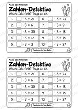 Miniheft 3er-Reihe – Einmaleins üben, Multiplikation & Malaufgaben | Mathematik Klasse 2 | 10 Heftseiten – Materialseite 8