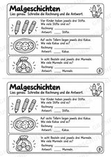 Miniheft 3er-Reihe – Einmaleins üben, Multiplikation & Malaufgaben | Mathematik Klasse 2 | 10 Heftseiten – Materialseite 10