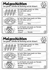 4er-Reihe üben | Einmaleins-Miniheft mit Arbeitsblättern zur Multiplikation | Mathe Klasse 2 – Materialseite 10