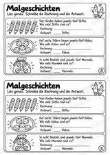 5er-Reihe üben | Einmaleins-Miniheft mit Arbeitsblättern zur Multiplikation | Mathe Klasse 2 – Materialseite 10