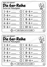 Miniheft 6er-Reihe – Einmaleins üben mit Malaufgaben & Rechengeschichten | Mathe Klasse 2 | 10 Heftseiten – Materialseite 6