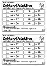 Miniheft 6er-Reihe – Einmaleins üben mit Malaufgaben & Rechengeschichten | Mathe Klasse 2 | 10 Heftseiten – Materialseite 8