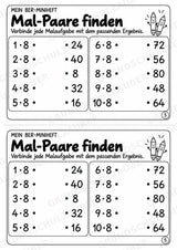 Miniheft 8er-Reihe – Einmaleins üben mit Malaufgaben & Rechengeschichten | Mathe Klasse 2 | 10 Heftseiten – Materialseite 7
