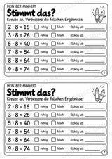 Miniheft 8er-Reihe – Einmaleins üben mit Malaufgaben & Rechengeschichten | Mathe Klasse 2 | 10 Heftseiten – Materialseite 9