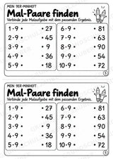 Miniheft 9er-Reihe – Einmaleins üben mit Malaufgaben & Rechengeschichten | Mathe Klasse 2 | 10 Heftseiten – Materialseite 7
