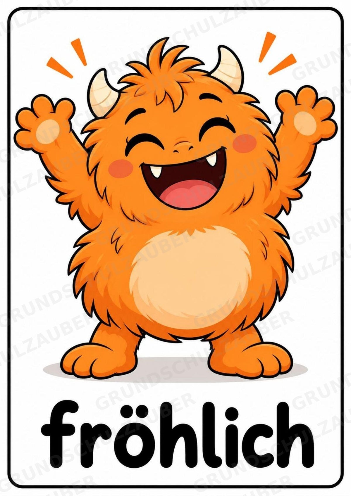 Gefühle & Emotionen – 12 Monsterposter in A4 | Gefühlsmonster für Grundschule, Kita, Morgenkreis & soziales Lernen | Poster – Materialseite 2
