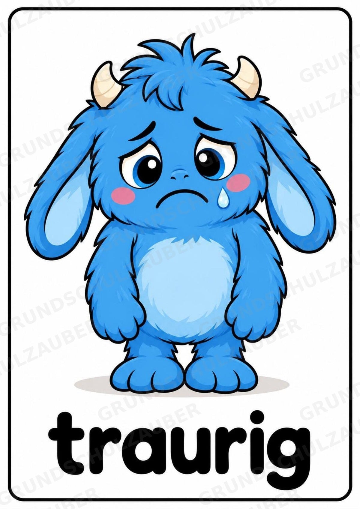 Gefühle & Emotionen – 12 Monsterposter in A4 | Gefühlsmonster für Grundschule, Kita, Morgenkreis & soziales Lernen | Poster – Materialseite 3