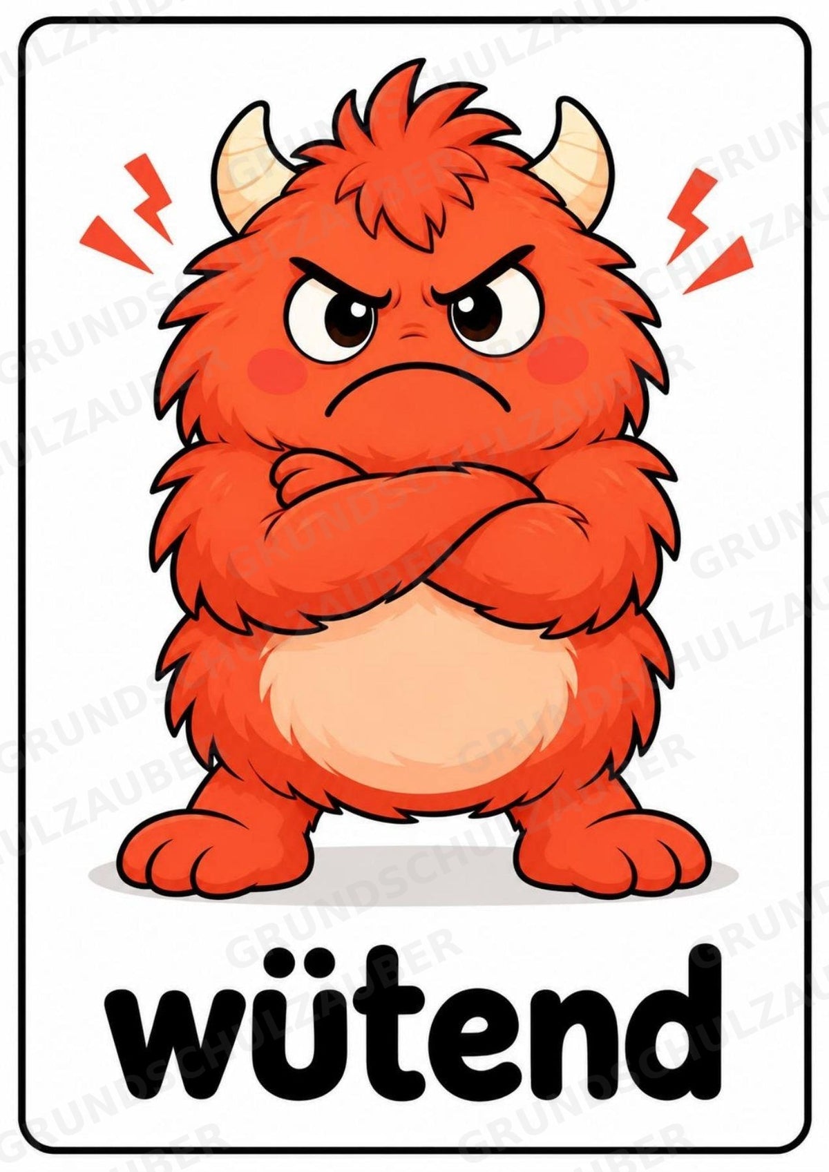 Gefühle & Emotionen – 12 Monsterposter in A4 | Gefühlsmonster für Grundschule, Kita, Morgenkreis & soziales Lernen | Poster – Materialseite 4