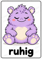 Gefühle & Emotionen – 12 Monsterposter in A4 | Gefühlsmonster für Grundschule, Kita, Morgenkreis & soziales Lernen | Poster – Materialseite 9