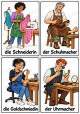 Berufe – 72 Bildkarten im A6-Format | Sachunterricht Grundschule, DaZ, Wortschatz & Sprachförderung – Materialseite 11