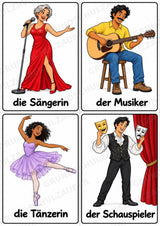 Berufe – 72 Bildkarten im A6-Format | Sachunterricht Grundschule, DaZ, Wortschatz & Sprachförderung – Materialseite 13