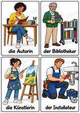 Berufe – 72 Bildkarten im A6-Format | Sachunterricht Grundschule, DaZ, Wortschatz & Sprachförderung – Materialseite 14