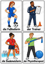Berufe – 72 Bildkarten im A6-Format | Sachunterricht Grundschule, DaZ, Wortschatz & Sprachförderung – Materialseite 18