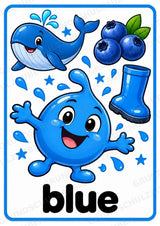 Colours – 10 Farbposter Englisch DIN A4 | Farben lernen, Wortschatz & Englisch Anfangsunterricht | Grundschule – Materialseite 3