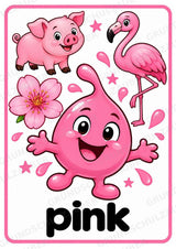 Colours – 10 Farbposter Englisch DIN A4 | Farben lernen, Wortschatz & Englisch Anfangsunterricht | Grundschule – Materialseite 8