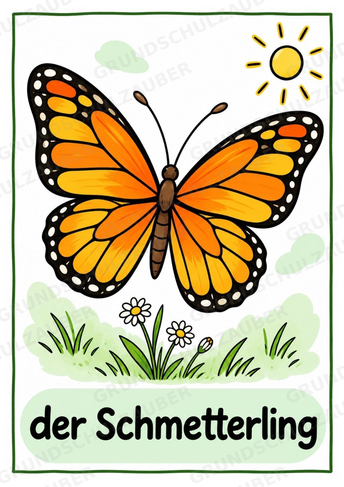 Frühling – 10 Poster & 20 Bildkarten | DIN A4 und A6 | Wortschatz, Sprachförderung, DaZ, Kita & Grundschule – Materialseite 3