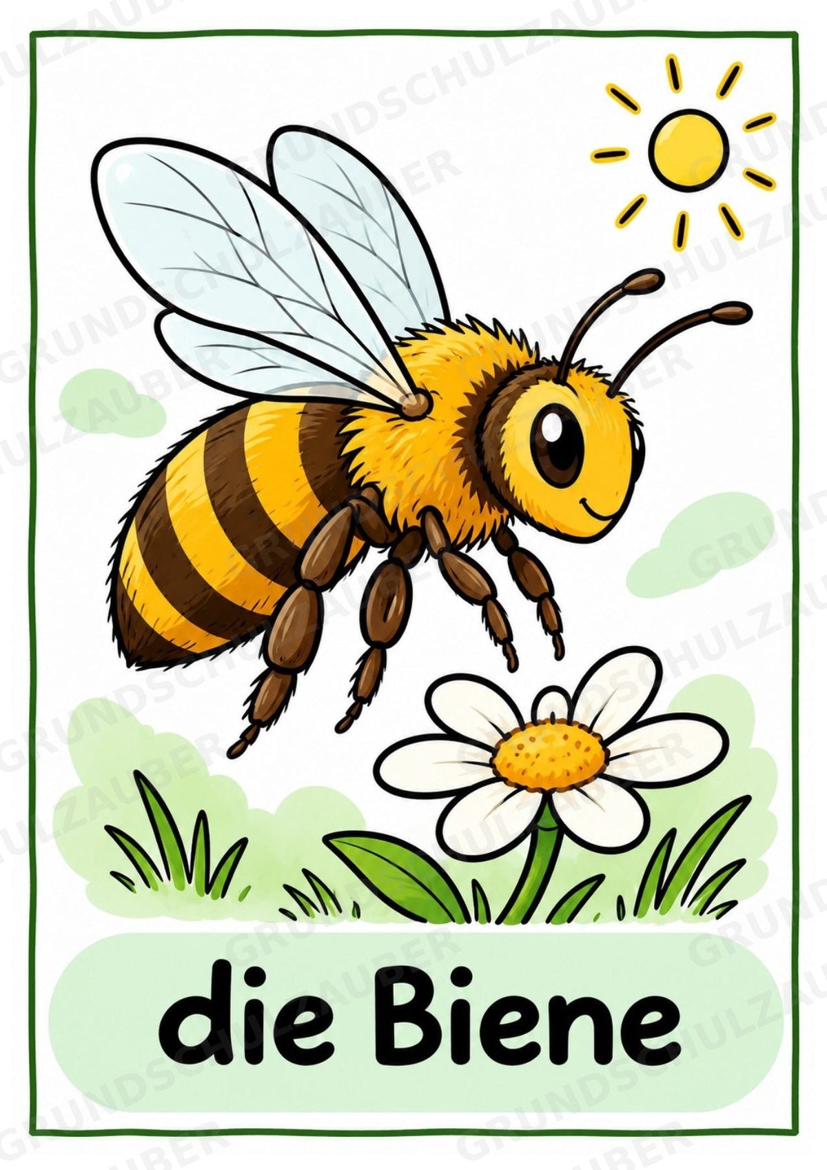 Frühling – 10 Poster & 20 Bildkarten | DIN A4 und A6 | Wortschatz, Sprachförderung, DaZ, Kita & Grundschule – Materialseite 4