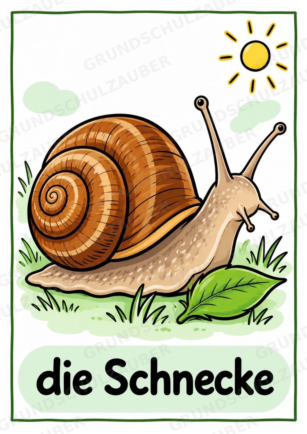 Frühling – 10 Poster & 20 Bildkarten | DIN A4 und A6 | Wortschatz, Sprachförderung, DaZ, Kita & Grundschule – Materialseite 10