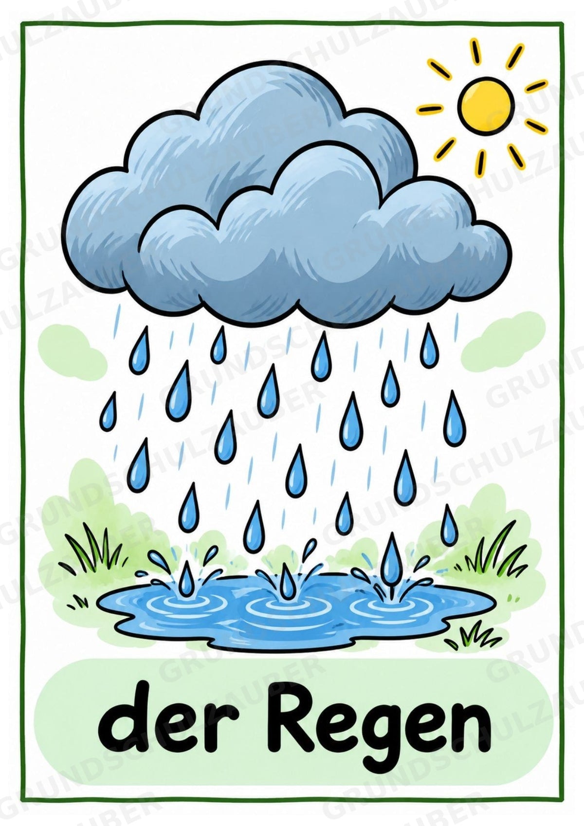 Frühling – 10 Poster & 20 Bildkarten | DIN A4 und A6 | Wortschatz, Sprachförderung, DaZ, Kita & Grundschule – Materialseite 11