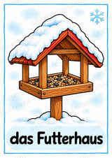 Winter in der Grundschule | 10 Poster & 20 Bildkarten für Wortschatzarbeit, DaZ und Sprachförderung – Materialseite 11