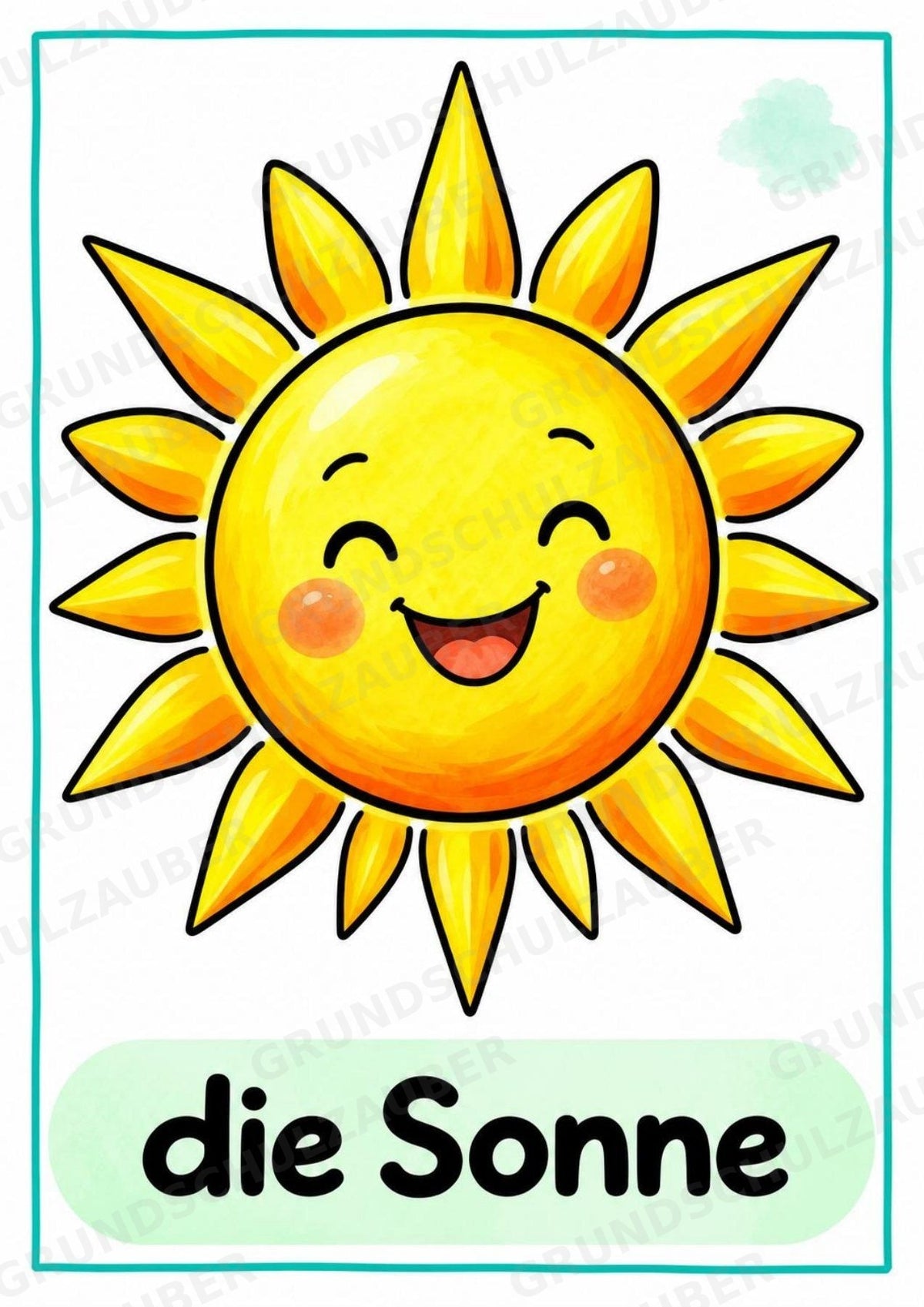 Wetter in der Grundschule | 10 Poster & 20 Bildkarten für Sachunterricht, DaZ und Sprachförderung – Materialseite 2