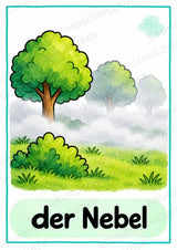 Wetter in der Grundschule | 10 Poster & 20 Bildkarten für Sachunterricht, DaZ und Sprachförderung – Materialseite 9