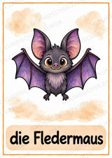 Halloween Bildkarten & Poster für die Grundschule | 10 A4-Poster + 20 A6-Karten für Wortschatz, Sprachförderung & DaZ – Materialseite 4